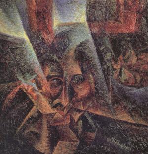 Umberto Boccioni Head Light Surroundings (nn03) oil painting picture